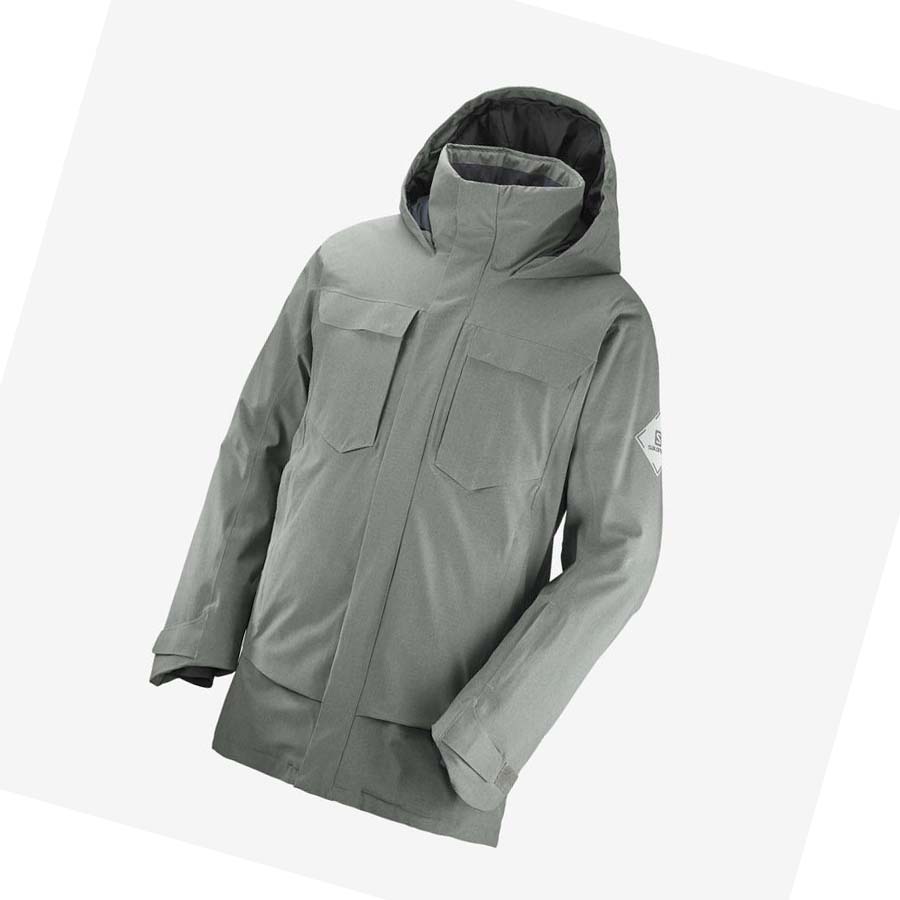 Chaquetas De Esquí Salomon STANCE CARGO Hombre Verde Oliva | MX 3327BEX